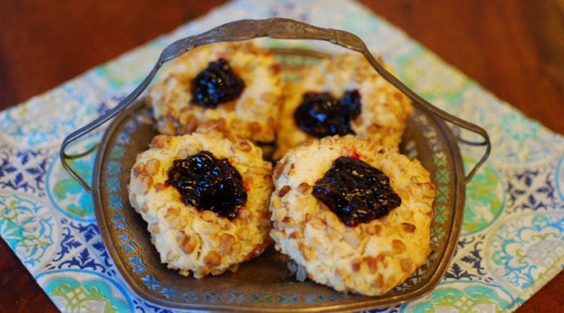 Grandma's Walnut Jam Thumbprint Cookies from Fat Kid at Heart Blog