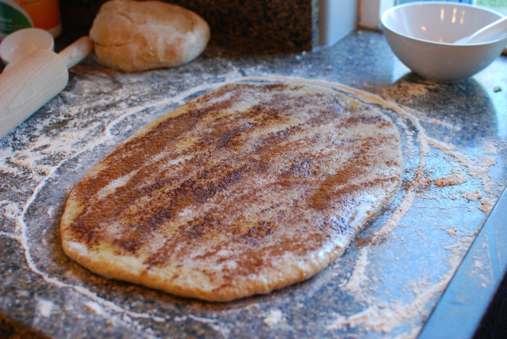 The making of Cinnamon Bread