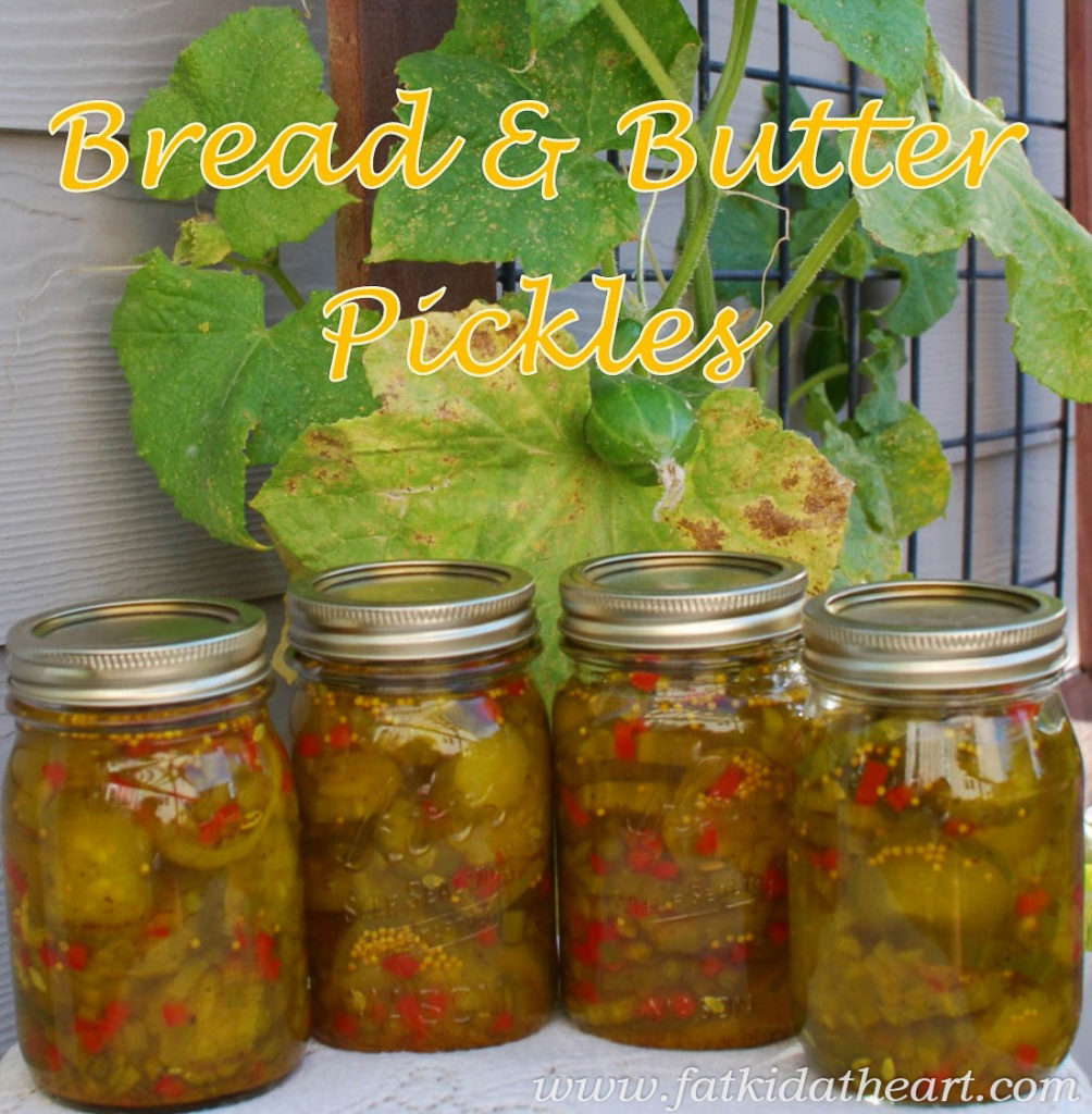 Bread and Butter Pickles from fatkidatheart.com-8