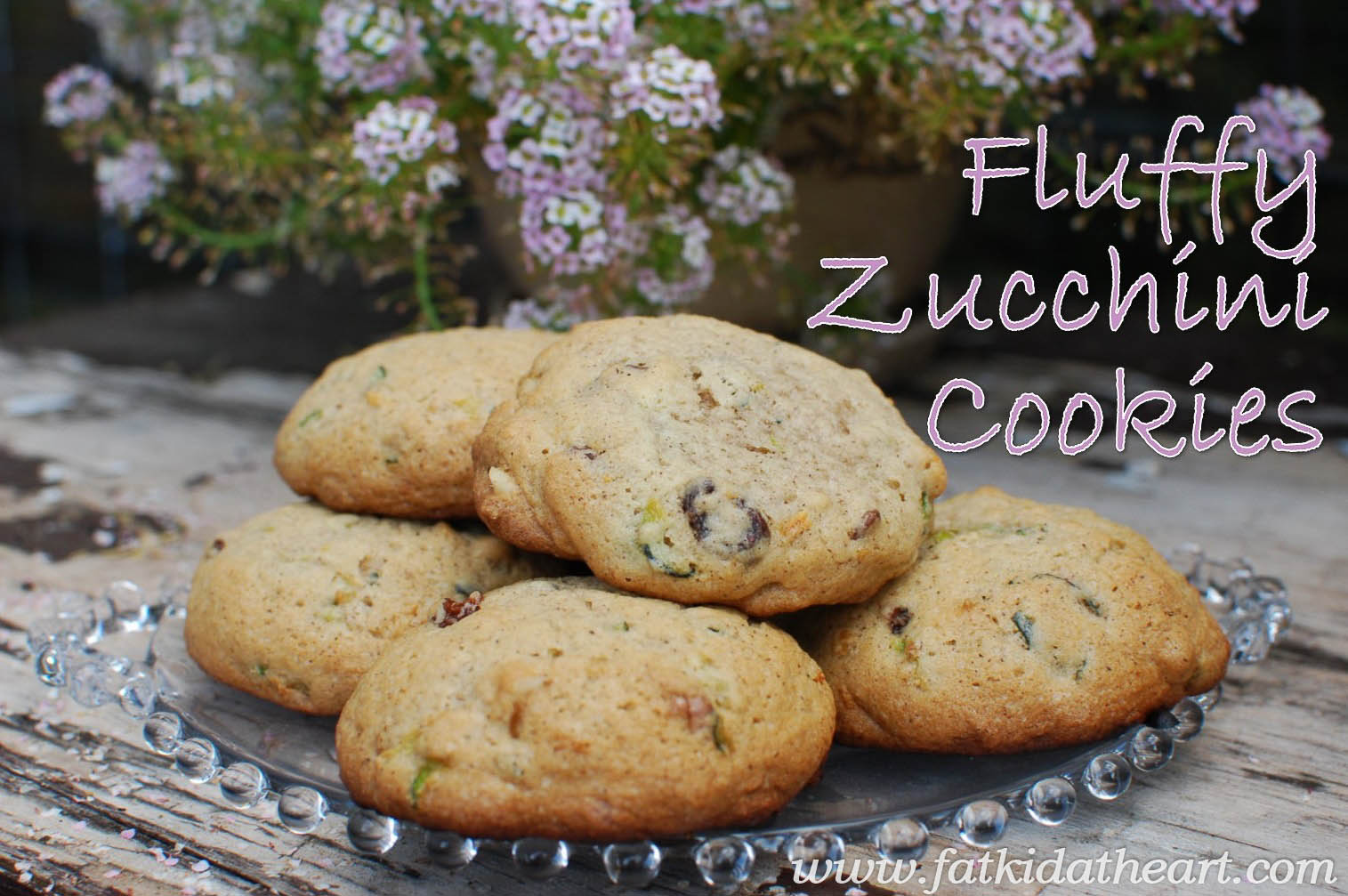 Fluffy Zucchini Cookies from www.fatkidatheart.com